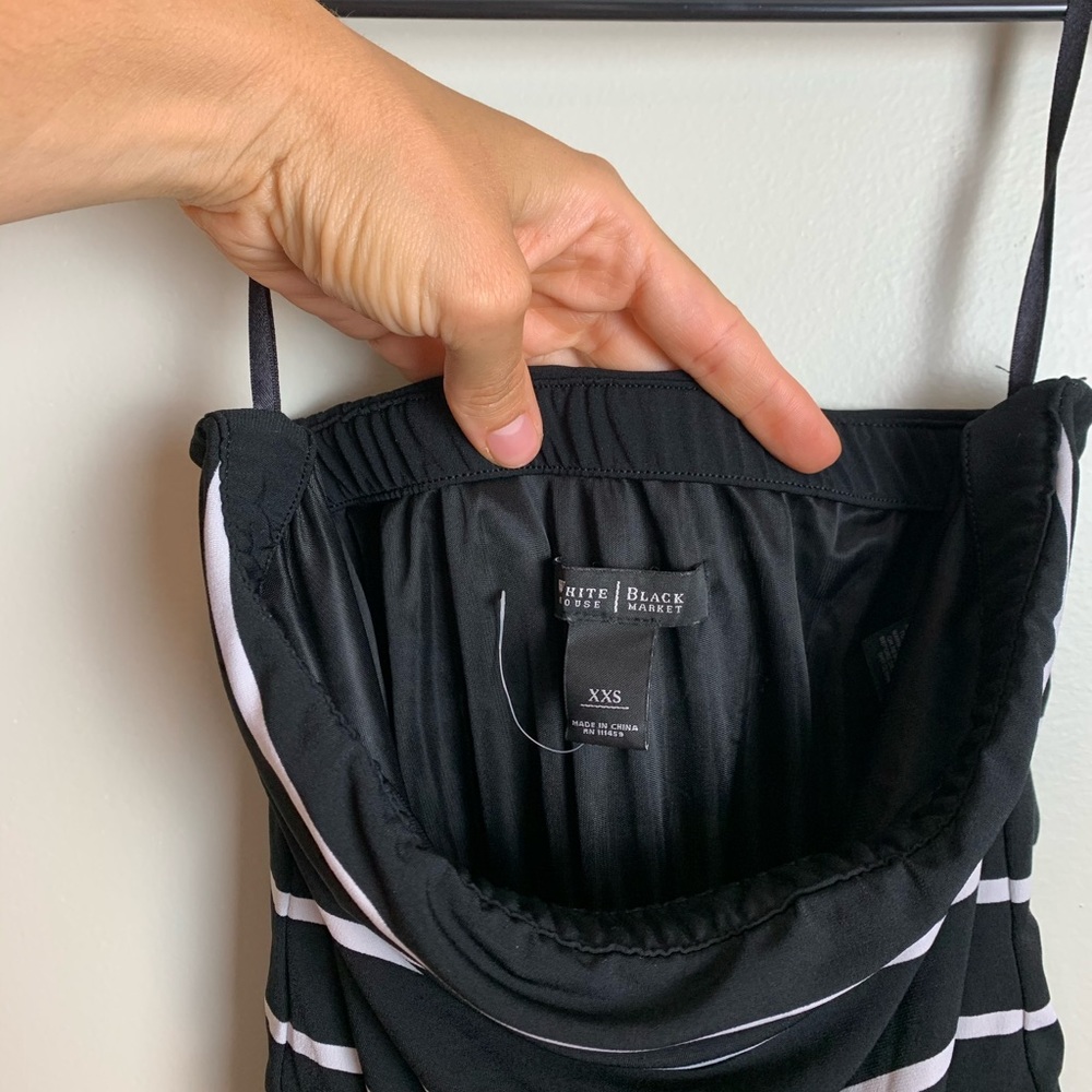 WHBM tunic strapless dress